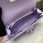 Bagsaaa Gucci Bamboo Diva medium bag 827750 lilac shiny - 27cm - 2