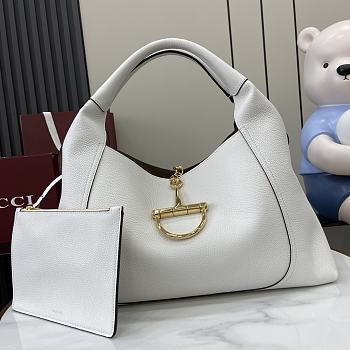 Bagsaaa Gucci Softbit maxi shoulder bag 837466 white - 46cm