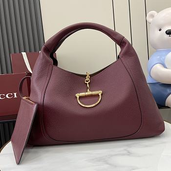Bagsaaa Gucci Softbit maxi shoulder bag 837466 dark red - 46cm