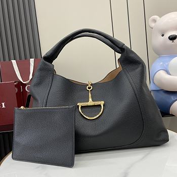 Bagsaaa Gucci Softbit maxi shoulder bag 837466 black - 46cm