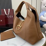Bagsaaa Gucci Softbit maxi shoulder bag 837466 brown - 46cm - 2