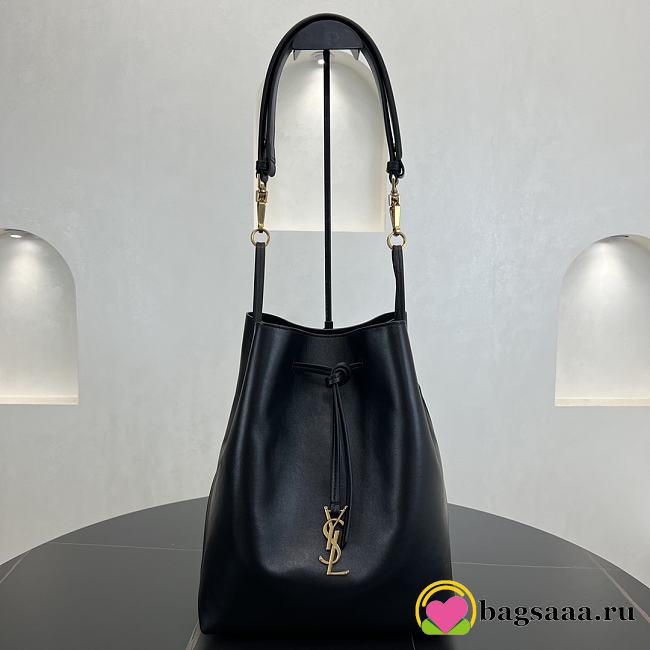 Bagsaaa YSL Paris VII pochon in lambskin black 804302 - 24 X 30 X 12 CM - 1