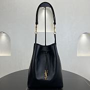Bagsaaa YSL Paris VII pochon in lambskin black 804302 - 24 X 30 X 12 CM - 1