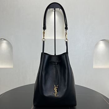 Bagsaaa YSL Paris VII pochon in lambskin black 804302 - 24 X 30 X 12 CM