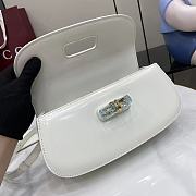 Bagsaaa Gucci Bamboo Diva medium bag 827750 white - 27cm - 3