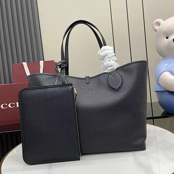 Bagsaaa Gucci Totissima large reversible tote bag 839112 black - 50cm