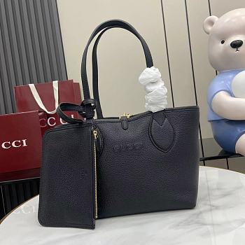 Bagsaaa Gucci Totissima small reversible tote bag 839124 black - 21cm