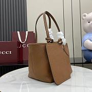 Bagsaaa Gucci Totissima small reversible tote bag 839124 brown - 21cm - 4