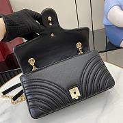 Bagsaaa Gucci GG Marmont medium shoulder bag 837267 black - 26cm - 4
