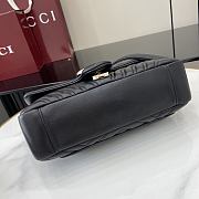 Bagsaaa Gucci GG Marmont medium shoulder bag 837267 black - 26cm - 2