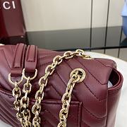 Bagsaaa Gucci GG Marmont medium shoulder bag 837267 red - 26cm - 3