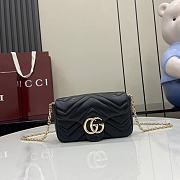 Bagsaaa Gucci GG Marmont mini shoulder bag 841290 black - 17cm - 1