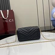 Bagsaaa Gucci GG Marmont mini shoulder bag 841290 black - 17cm - 4