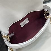 Bagsaaa Gucci GG Marmont mini shoulder bag 841290 white - 17cm - 3