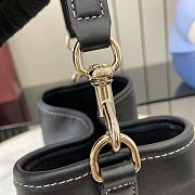 Bagsaaa Gucci GG Emblem Mini Bucket Bag 815118 black - 19x18x11 cm - 3