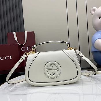 Bagsaaa Gucci Blondie Small Top Handle Bag 815714 White - 27 x 17 x 7cm