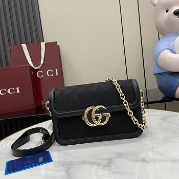 Bagsaaa Gucci Go small shoulder bag 826761 black - 21.5cm