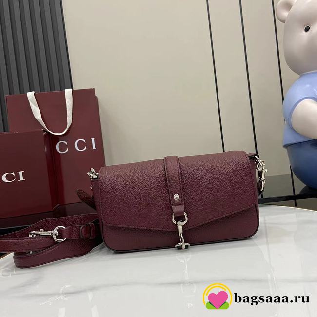 Bagsaaa Gucci Small crossbody bag with hook closure 821623 red - 23.5cm - 1