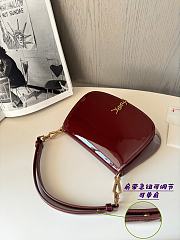 Bagsaaa YSL voltaire top handle bag 800846 red patent - 21cm - 3