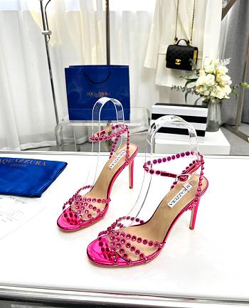 Bagsaaa Aquazzura Tequila sandals pink - 10.5cm