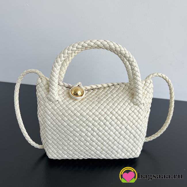 Bagsaaa Bottega Veneta Small Tosca 776755 Off White - 20cm - 1