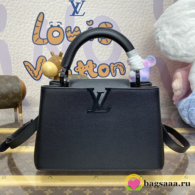 Bagsaaa LV M25255 Capucines BB All Black - 27cm - 1