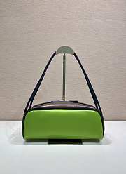 Bagsaaa Prada Swing smooth leather shoulder bag 1BC249 green - 28cm - 4