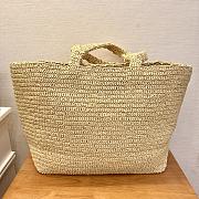 Bagsaaa YSL Saint Laurent Supple Raffia Tote Bag - 43/54cm - 3