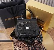 Bagsaaa Dolce & Gabbana Denim Sicily Mini Bag - 20cm - 1