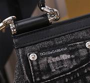 Bagsaaa Dolce & Gabbana Denim Sicily Mini Bag - 20cm - 3