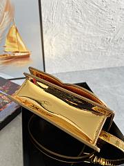 Bagsaaa Dolce & Gabbana Patent Leather DG Logo Crossbody Bag Gold - 20cm - 3