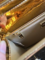 Bagsaaa Dolce & Gabbana Patent Leather DG Logo Crossbody Bag Gold - 20cm - 2