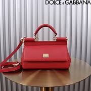 Bagsaaa Dolce & Gabbana Small Sicily handbag red - 19cm - 1