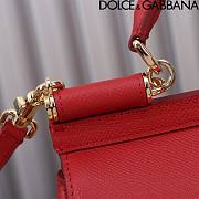 Bagsaaa Dolce & Gabbana Small Sicily handbag red - 19cm - 4