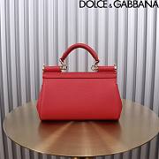 Bagsaaa Dolce & Gabbana Small Sicily handbag red - 19cm - 3