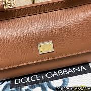 Bagsaaa Dolce & Gabbana Small Sicily handbag brown - 19cm - 3