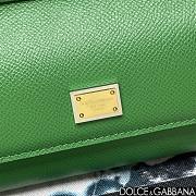 Bagsaaa Dolce & Gabbana Small Sicily handbag green - 19cm - 3