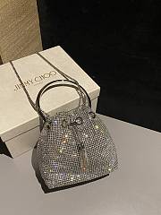 Bagsaaa Jimmy Choo Bon Bon Crystal Bag Silver - 16m - 1