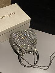 Bagsaaa Jimmy Choo Bon Bon Crystal Bag Silver - 16m - 4