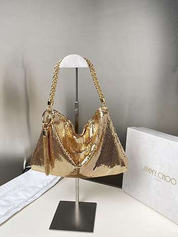 Bagsaaa Jimmy Choo Callie Bag Gold - 24cm