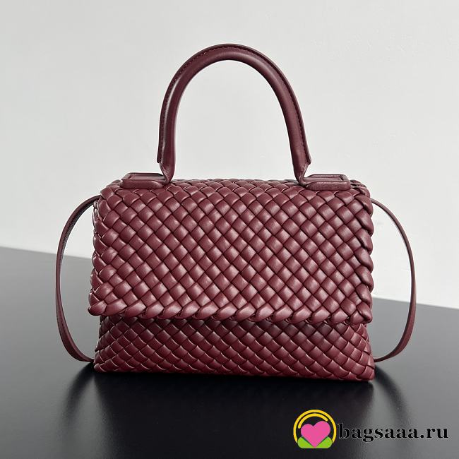 Bagsaaa Bottega Veneta Patti Shoulder Bag 776783 red - 26cm - 1