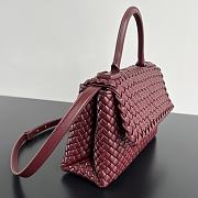 Bagsaaa Bottega Veneta Patti Shoulder Bag 776783 red - 26cm - 3