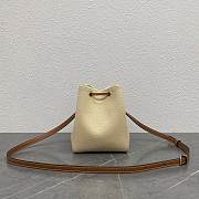 Bagsaaa Celine Micro Sailor In Textile with Anchor Embroidery and Calfskin - 18cm - 4
