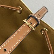 Bagsaaa Celine Micro Sailor In Triomphe Canvas And Calfskin White/Tan - 13 x 18 x 11 CM - 4