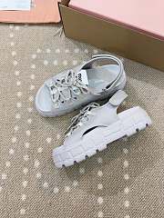 Bagsaaa Miu Miu Chunky neoprene sandals gray - 4