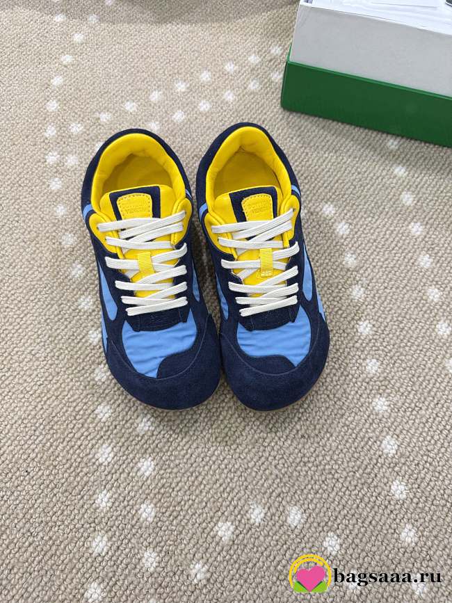 Bagsaaa Bottega Veneta Orbit Flash Sneaker blue & yellow - 1
