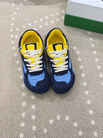 Bagsaaa Bottega Veneta Orbit Flash Sneaker blue & yellow