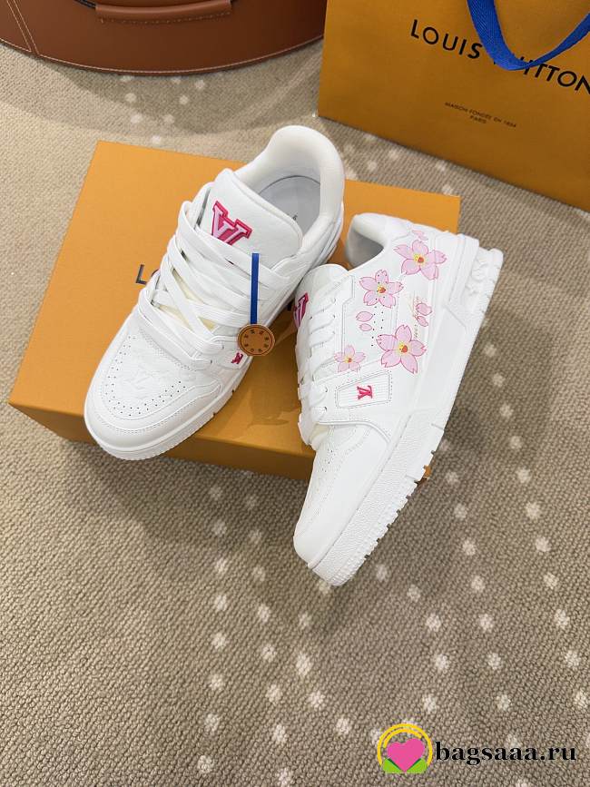 Bagsaaa LV x TM LV Trainer Sneaker Cherry Blossom - 1