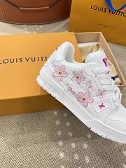 Bagsaaa LV x TM LV Trainer Sneaker Cherry Blossom - 3