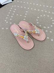 Bagsaaa Chanel Thongs G46304 Light Pink - 1
